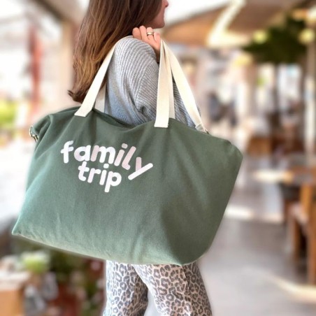 Sac Week-End Family Trip – Coton bio GOTS – Grand format pratique & solidaire