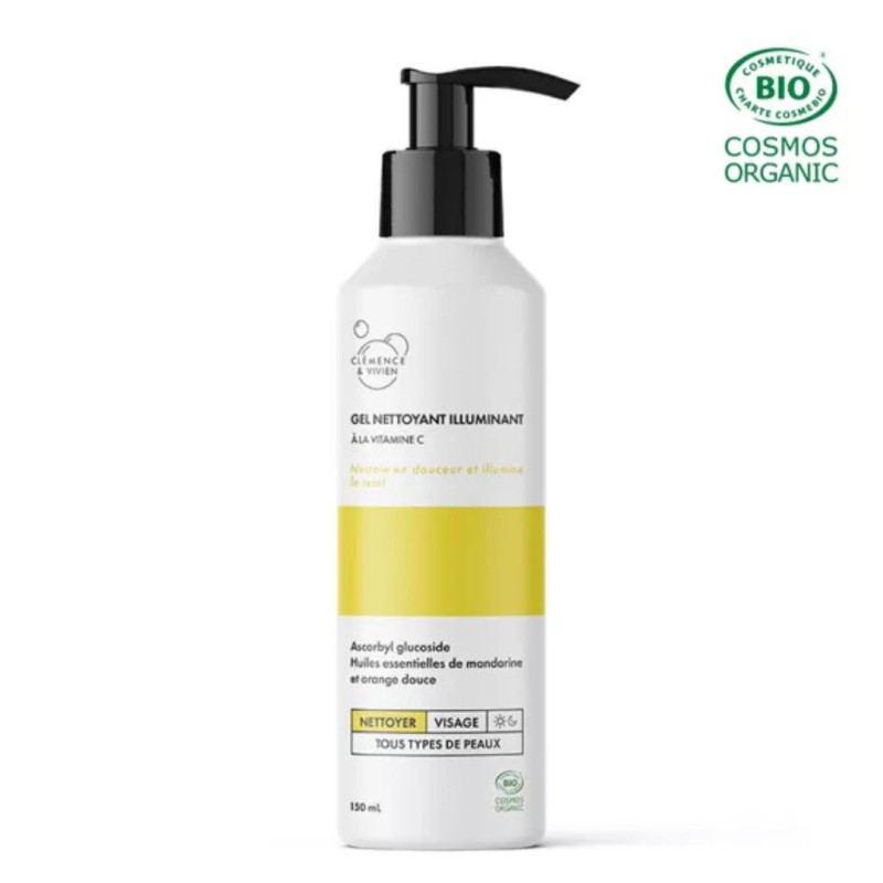 Gel nettoyant illuminant Clémence & Vivien naturel | Lucie in the R