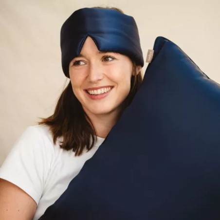 Masque de sommeil en soie – Confort & élégance