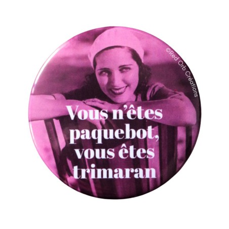 Badge  - Trimaran - Red Orb