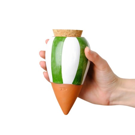 Olla rayé vert et blanc - Pépin