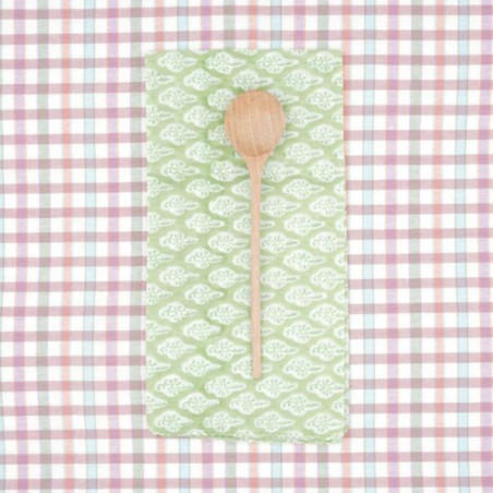 Serviettes en tissu Suzette à Table – Lot de 4 – Coton surcyclé et coloré