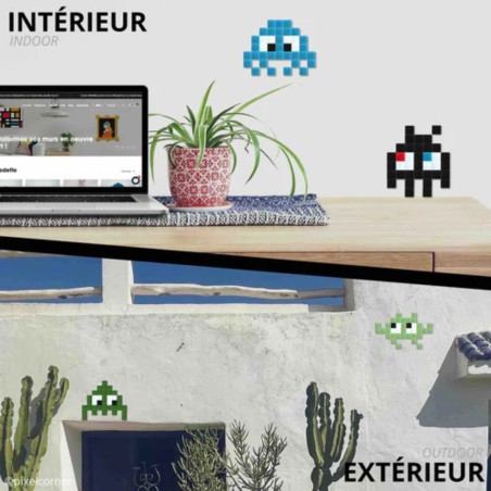 Pixel Art Kit « Little Alien(s) » – Déco DIY Geek et Rétro
