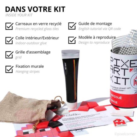 Pixel Art Kit « Little Alien(s) » – Déco DIY Geek et Rétro