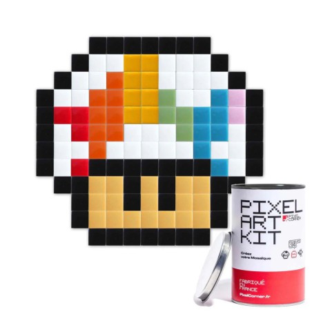 Pixel Art Kit Baby Shroom(s) – Champignons Rétro DIY Pixel Corner