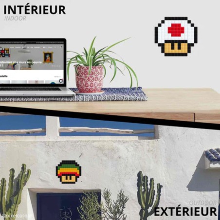 Pixel Art Kit Baby Shroom(s) – Champignons Rétro DIY Pixel Corner