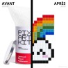 Pixel Art Kit « Rainbow Cloud » – DIY Mosaïque Rétro Douceur & Couleur
