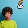 Pixel Art Kit « Rainbow Cloud » – DIY Mosaïque Rétro Douceur & Couleur