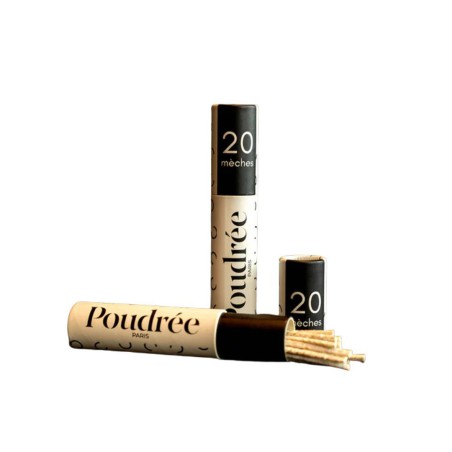 Pack de 20 Mèches de Recharge – Poudrée Paris, 12h flamme