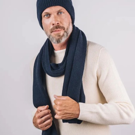 Écharpe Mérinos-Cachemire La Hoguette – Cézembre, douceur & style français