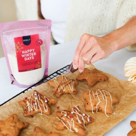 Pineut “Happy Winterdays” PouchBag – Mélange à Biscuits Épicés & Festifs