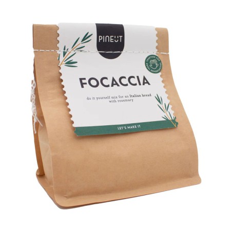 Focaccia Maison – Préparation Pineut (Sac Pain de Collation)