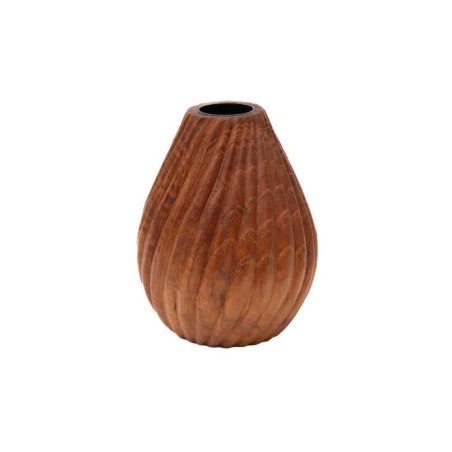 Bougeoir Swirl L Originalhome – Bois de Teck Recyclé & Ambiance Chaleureuse