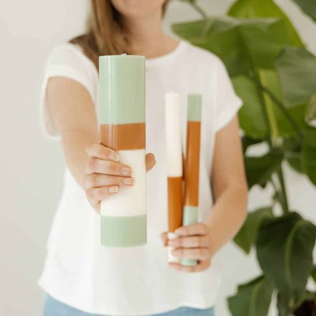 Bougie Pilier Layered Tall Pine Tree – Originalhome, Cire Végétale & Engagement Durable