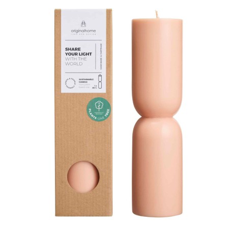 Bougie Tree Candle Peach L – Cire Végétale RSPO, Artisanale & Durable – Originalhome