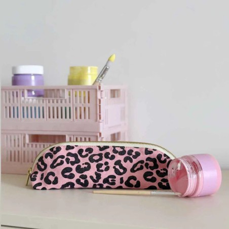 Trousse Gaston, trousse à crayons – Rose in April, coton OEKO-TEX, style & durabilité