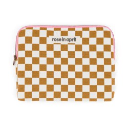 Housse tablette Anouk Rose in April – 20×28 cm coton OEKO‑TEX | Lucie in the R