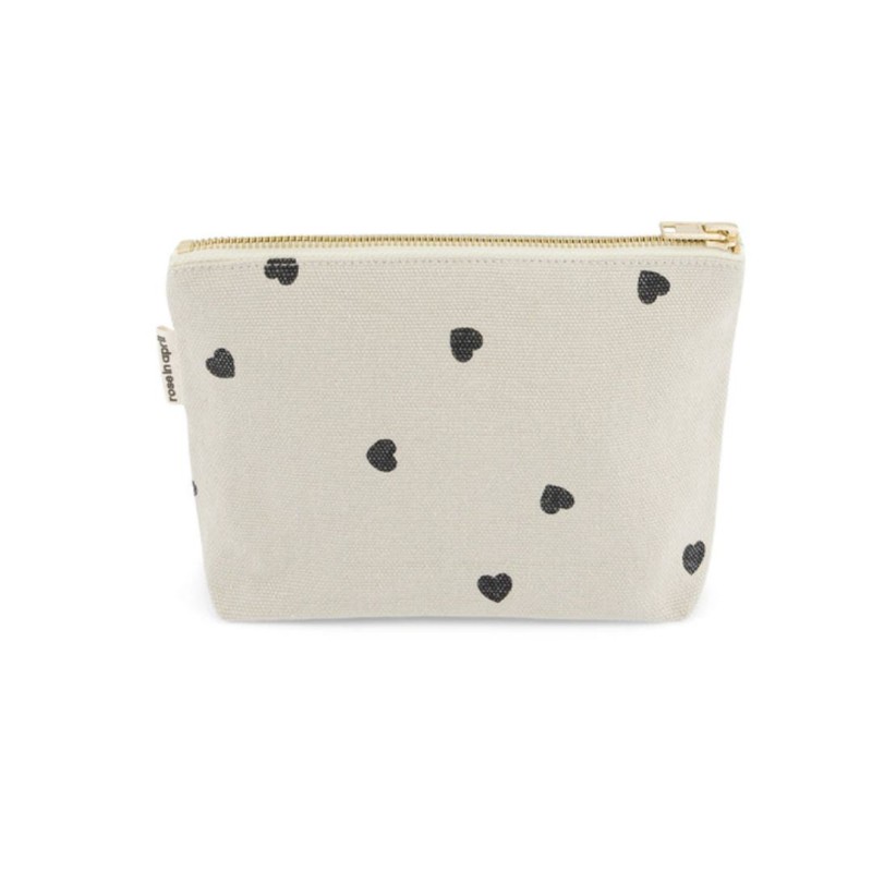 Trousse Sofia – Rose in April | Coton OEKO-TEX, motif léopard fun