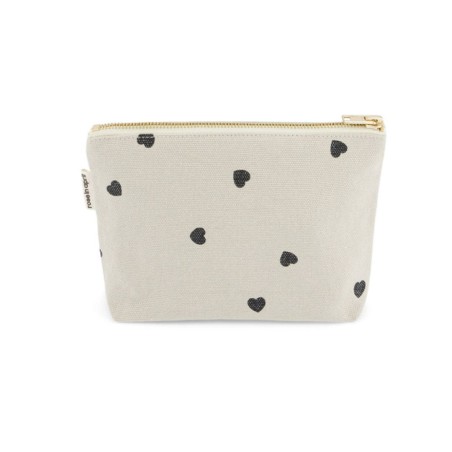 Trousse Sofia – Rose in April | Coton OEKO-TEX, motif léopard fun