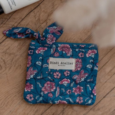 Porte-monnaie – Bindi Atelier | Coton Matelassé Fait Main, 13x11cm
