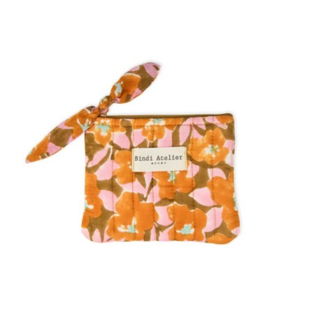 Porte-monnaie – Bindi Atelier | Coton Matelassé Fait Main, 13x11cm