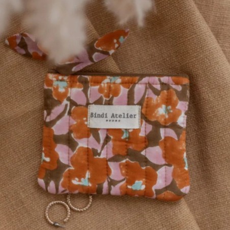 Porte-monnaie – Bindi Atelier | Coton Matelassé Fait Main, 13x11cm