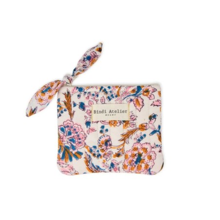 Porte-monnaie – Bindi Atelier | Coton Matelassé Fait Main, 13x11cm