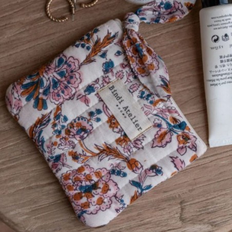 Porte-monnaie – Bindi Atelier | Coton Matelassé Fait Main, 13x11cm