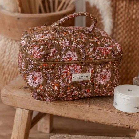 Trousse de Toilette Vanity– Bindi Atelier | Grand Format & Artisanat, 22x16cm