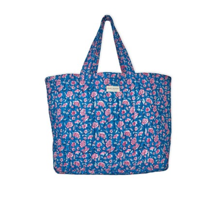 Cabas – Sac Cabas Matelassé en 100% Coton Fait Main, 40 x 35 x 15 cm | Bindi Atelier