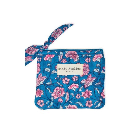 Porte-monnaie – Bindi Atelier | Coton Matelassé Fait Main, 13x11cm