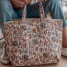 Cabas – Sac Cabas Matelassé en 100% Coton Fait Main, 40 x 35 x 15 cm | Bindi Atelier