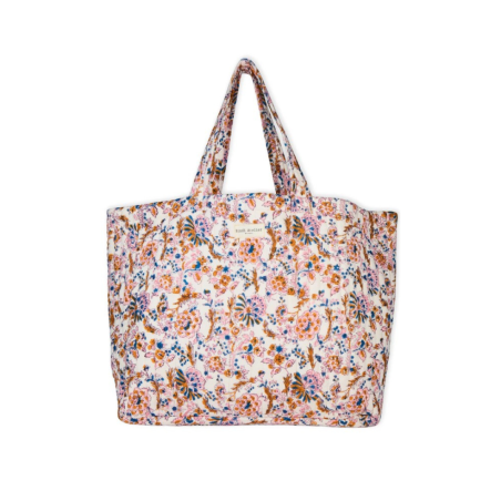 Cabas – Sac Cabas Matelassé en 100% Coton Fait Main, 40 x 35 x 15 cm | Bindi Atelier