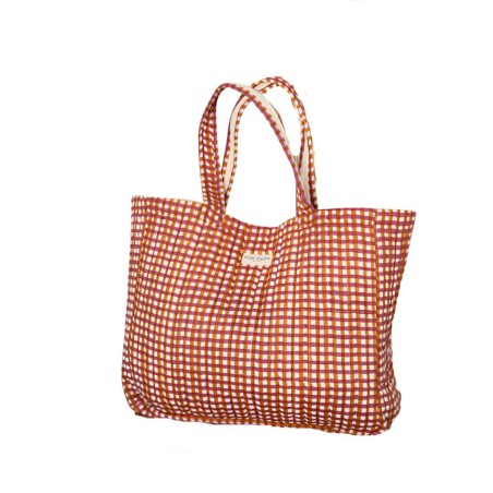 Cabas – Sac Cabas Matelassé en 100% Coton Fait Main, 40 x 35 x 15 cm | Bindi Atelier