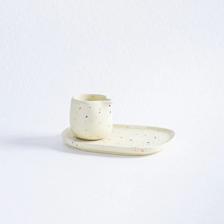 Plateau Petit “Party” – Egg Back Home | Grès artisanal, service & décoration