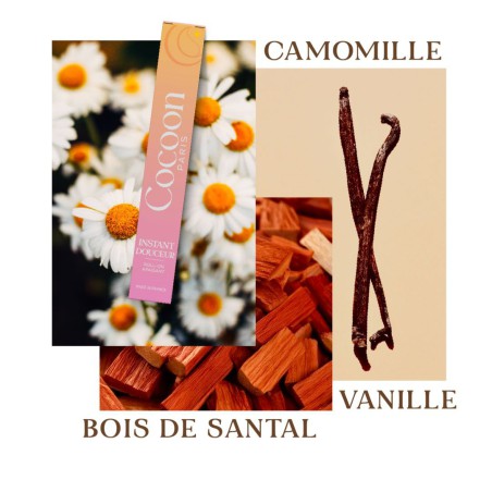 Roll-on Apaisant Douceur Cocoon Paris – Camomille, Vanille & Jasmin