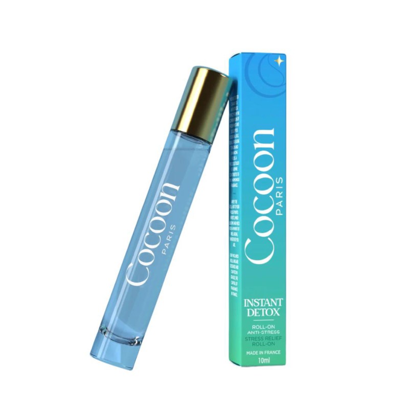 Roll-on Anti-Stress « Instant Détox » – Cocoon Paris | Menthe, Eucalyptus & Jasmin