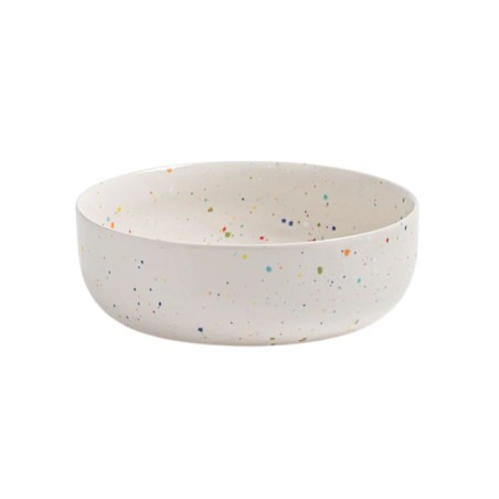 Fruit Bowl New Party 23 cm – Saladier Grès Artisanal Portugal | Vaisselle festive & durable