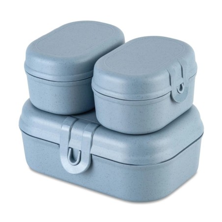 Set Lunchbox Pascal Ready Mini – 3 boîtes emboîtables écoresponsables Koziol
