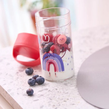 Buddy Snack 0,5 L – SnackPot / gourde enfant durable | Koziol