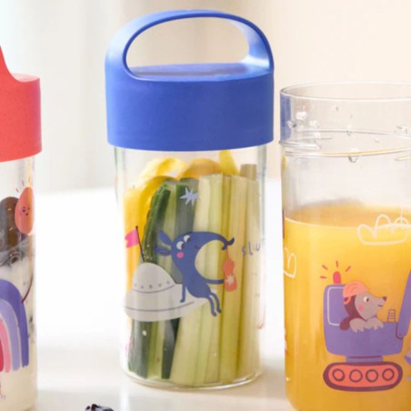 Buddy Snack 0,5 L – SnackPot / gourde enfant durable | Koziol