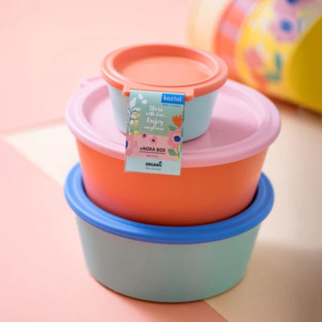 Boîte 250 ml NORA BOX – Organic Bio-Circular, boîte à couvercle pratique | Koziol