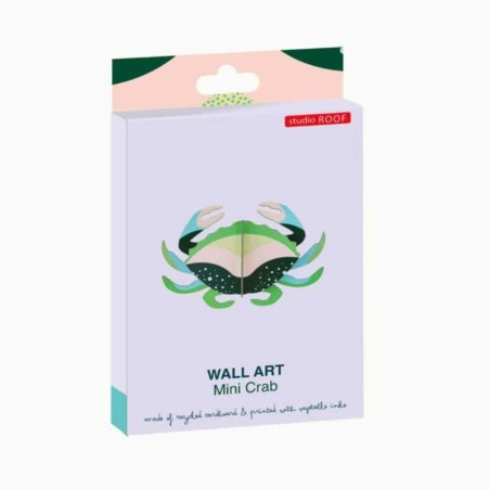 Mini Crab – Mini  déco 3D en carton recyclé | Studio ROOF