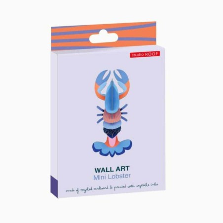 Mini Lobster – Mini  déco 3D en carton recyclé | Studio ROOF