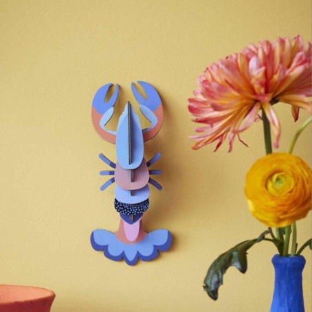Mini Lobster – Mini  déco 3D en carton recyclé | Studio ROOF