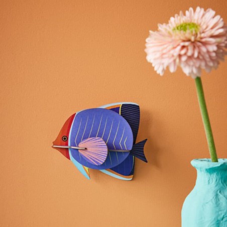 Butterflyfish – Poisson déco 3D en carton recyclé | Studio ROOF
