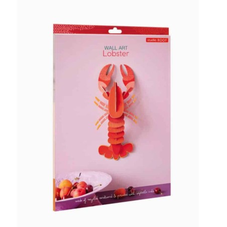 Lobster Studio ROOF – Décoration murale 3D en carton recyclé
