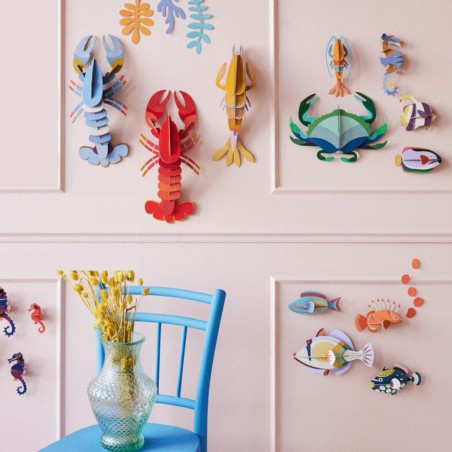Lobster Studio ROOF – Décoration murale 3D en carton recyclé