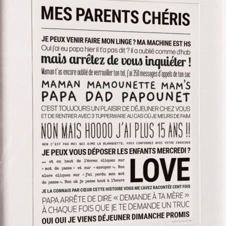 Affiche message – Tout est Dit (sans cadre) | déco murale originale