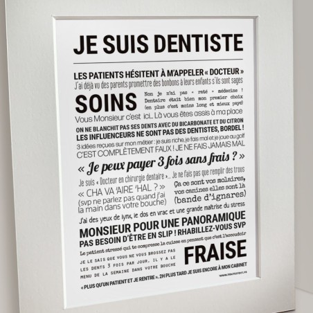 Affiche message – Tout est Dit (sans cadre) | déco murale originale